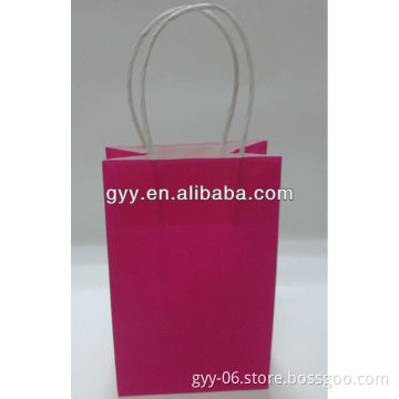 Pink Koala craft paper bag with twisted paper handle